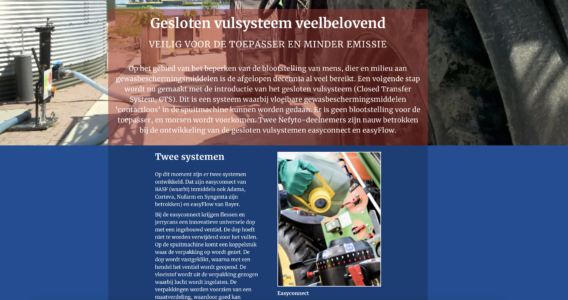 Nieuw: gesloten vulsystemen